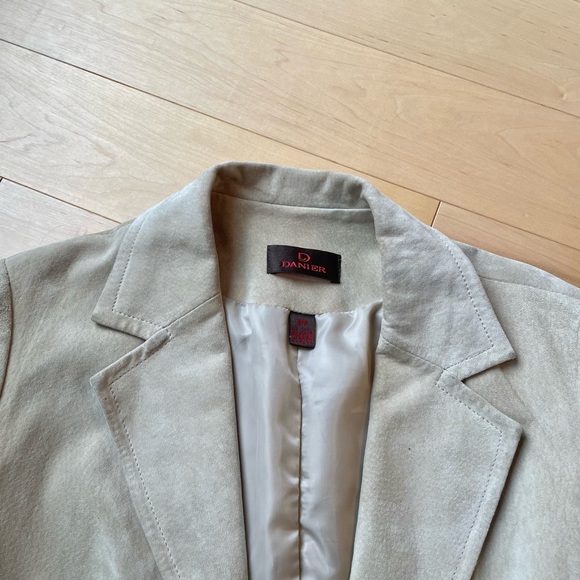 vintage danier suede leather jacket - Picture 4 of 5